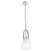 PENDENTE LAMP DOURADO E BRANCO (D)18CM (A)22CM 1XG9 40W - ML002W - 1