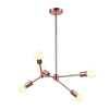 PENDENTE LEBLON ROSE GOLD (D)60CM (A)118CM 5XE27 200W - RM001R - 5