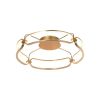PLAFON DE SOBREPOR LUMINA DOURADO (D)60CM (A)17CM 1X45W 3000K 2250LM - BB016LG - 1