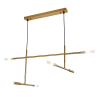 PENDENTE MALAGUETA DOURADO E BRANCO (C)72CM (L)112CM (A)43CM 4XG9 40W - GR002 - 5