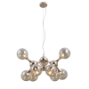 PENDENTE MOL DOURADO E CHAMPAGNE (D)60CM (L)30CM (A)40CM 9XG9 225W - OD040 - 1