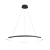 PENDENTE NÉBULA PRETO E BRANCO (D)87CM 1X35W 3000K 1750LM - DW005SB - 1