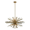 PENDENTE NIX BRONZE E TRANSPARENTE (D)99CM (A)56CM 10XE14 400W - BO013L - 5