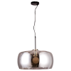 PENDENTE NOBU D 50CM X 31CM 1 X A60 40W PRETO / DOURADO E FUME - RE003BS - 5