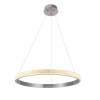 PENDENTE OCA NICKEL E TRANSPARENTE (D)60CM (A)4CM 1X32W 3000K 2080LM - GD001NK - 1