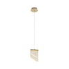 PENDENTE ONDA DOURADO E TRANSPARENTE (C)14.8CM (L)7CM (A)22CM 1X2.5W 3000K 125LM - OC008S - 3