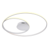 PLAFON DE SOBREPOR ORBITA BRANCO (D)69 + 38CM (A)2CM 1X60W 3000K 3230LM - GD007LW - 1