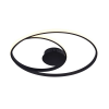 PLAFON DE SOBREPOR ORBITA PRETO (D)54 +30CM (A)2CM 1X35W 3000K 2060LM - GD007SB - 1