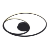 PLAFON DE SOBREPOR ORBITA PRETO (D)69 + 38CM (A)2CM 1X60W 3000K 3230LM - GD007LB - 1