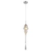 PENDENTE ORGANIKA CROMADO E CHAMPAGNE (D)13.5CM (A)65CM 1XE14 40W - KB001A - 5