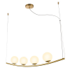 PENDENTE OSCAR DOURADO E BRANCO (C)12CM (L)100CM (A)17CM 4XG9 100W - HP002 - 1