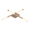 PLAFON DE SOBREPOR PALITO DOURADO (C)70CM (L)70CM (A)7CM 4X6W 2700K 1200LM - CD016 - 5