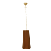 PENDENTE PANNA D 19CM X 49CM 1XE27 127V / 220V MARROM - PEI0029PMA - 1