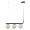 PENDENTE PETIT POA CROMO NEGRO E BRANCO (C)60CM (L)15CM (A)27CM 3XE27 BOLIN - SQ001B - 1