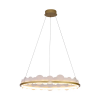 PENDENTE POEMA DOURADO E BRANCO (D)80CM (A)12CM 1X45W 3000K 2250LM - EG003 - 5