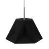 PENDENTE POLI 47CM X 40CM X 37CM 1XE27 127V / 220V CROMADO E MARROM - CC005B - 1