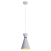 PENDENTE SET BRANCO E NICKEL (D)18CM (A)3.5CM 1X40W E27 - 5