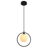 PENDENTE SFERA PRETO (D)26CM (A)3CM 5X5W G9 - 4
