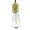 PENDENTE SOCKET D 5CM X 6CM 1XE27 127V / 220V DOURADO - DA002B - 3