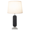 BASE PARA ABAJUR PIETÁ PRETO E NICKEL (C)16CM (L)1CM (A)5CM 1X40W E27 - BASE PARA ABAJUR PIETÁ PRETO E NICKEL (C)16CM (L)1CM (A)5CM 1X40W E27 - 2