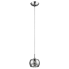 PENDENTE SOHO CROMADO E TRANSPARENTE (D)16CM (A)13CM 1XG9 25W - HO7613 - 4
