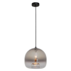 PENDENTE SPECULO PRETO E CROMADO (D)30CM (A)27.5CM 1XE27 40W - JO001C - 4