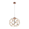 PENDENTE SPHER D 55CM X 45CM 40 X LED 0,8W 127V / 220V ROSE E TRANSP - BB002L - 4