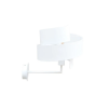 ARANDELA SPIROS D 25CM X 20CM 1XE27 127V / 220V BRANCO - EY004 - 1