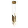 PENDENTE VITA BRONZE E TRANSPARENTE (D)28CM (A)51CM 5X4W 3000K 1000LM - HM005M - 4