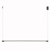 PENDENTE TEC PRETO (C)120CM (L)2.2CM 1X24W 3000K 1410LM - GD012LB - 1