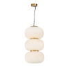 PENDENTE TRU DOURADO E BRANCO (D)24CM (A)45.5CM 1X30W 3000K 1500LM - HC005 - 3