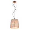 PENDENTE VIENNA D 25CM X 26CM 3XG9 127V / 220V COBRE E TRANSP - HO172PC - 1