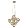 PENDENTE VINHA DOURADO E CONHAQUE (D)45CM (A)45CM 14XG9 98W - QT001G
