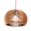 PENDENTE WOOD CROMADO E MARROM (D)45CM (A)28CM 1XE27 40W - LB003 - 4