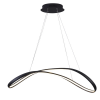 PENDENTE ZIG PRETO (C)88CM (L)32CM (A)22CM 1X35W 3000K 1800LM - TP002B - 1