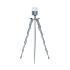 BASE PARA ABAJUR ALLEGRO NIQUELADO (D)26CM (A)42CM 1XE27 40W - GL013N - 3
