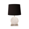 BASE PARA ABAJUR BIAGIO NICKEL E BRANCO (D)22CM (L)12CM (A)37CM 1XE27 40W - GL016WN - 3