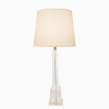 BASE PARA ABAJUR CLASSIC CROMADO E TRANSPARENTE (C)14CM (L)14CM (A)65CM 1XE27 40W - XL1155 - 4