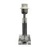 BASE PARA ABAJUR KRISTALO CROMADO E TRANSPARENTE (C)8CM (L)8CM (A)28CM 1XE27 40W - XL001 - 4