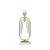 BASE PARA ABAJUR MONACO DOURADO E BRANCO (D)14CM (A)42CM 1XE27 40W - GL015G - 4