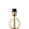 BASE PARA ABAJUR VENETO DOURADO E MARROM (D)18CM (A)57.5CM 1XE27 40W - MI005 - 6