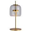 ABAJUR MIA DOURADO E TRANSPARENTE (D)26CM (A)56CM 1X1W 3000K 300LM LED - 1