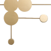 ARANDELA ELO DOURADO (C)89CM (L)74CM (A)6CM 3X5W + 3X3W 3000K 1200LM - DY003 - 2