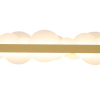PENDENTE POEMA DOURADO E BRANCO (C)100CM (L)6CM (A)12CM 1X34W 3000K 1700LM - EG004 - 3