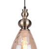 PENDENTE THAN BRONZE E AMBAR (D)16CM (A)31CM 1XE27 40W - FO006A - 2