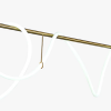 PENDENTE MANTRA DOURADO (C)140CM (A)30CM 1X40W 2700K 3000LM - OC012 - 2