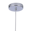 PENDENTE OBI D 11CM X 10CM 1XG9 127V / 220V CROMADO E TRANSP - PD008C - 3