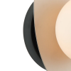 ARANDELA IBIRA PRETO / DOURADO E BRANCO (C)14CM (L)13CM (A)25CM 1XG9 25W - HL015 - 2