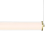 PENDENTE LAMPE BRONZE E TRANSPARENTE (C)65CM (L)7.35CM (A)7.35CM 1X23W 3000K 1150LM - HC001S - 1