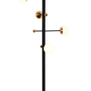 COLUNA FUXICO PRETO / DOURADO E BRANCO (D)30CM (A)60CM 8X3W 3000K 1200LM - JU003 - 4